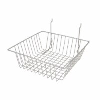 Econoco BSK13-EC 12 x 12 x 4 in. Small Basket  Epoxy Chrome - Semigloss  Pack of 6