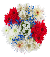 Bastille Day Bouquet Perspective: Main
