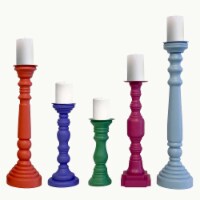 Sheffield Candle Holders Modern S/5