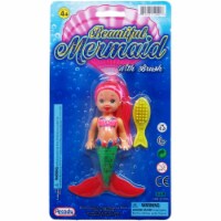DDI 2339492 4.5'' Mermaid Doll with Brush- Assorted Colors Case of 96