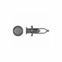 Sim Supply Retainer,Blk Nylon,9mm, 28mm L,PK4 9327PK