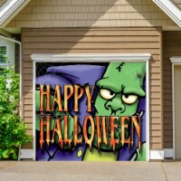 My Door Decor 285903HALL-002 7 x 8 ft. Big Frank Halloween Door Mural Sign Banner Decor&#44;