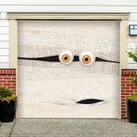 My Door Decor 285903HALL-006 7 x 8 ft. Halloween Mummy Face Halloween Door Mural Sign Car Gar