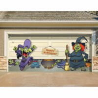 My Door Decor 285905HALL-005 7 x16 ft. Halloween Witch Escape Outdoor Halloween Holiday Door