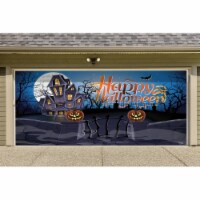 My Door Decor 285905HALL-007 7 x16 ft. Haunted Mansion Outdoor Halloween Holiday Door Mural S