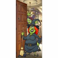 My Door Decor 285906HALL-001 36 x 80 in. Wicked Witch Halloween Front Door Mural Sign Banner