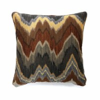 Seismy Contemporary Pillow, Multicolor, Set of 2, Large- Saltoro Sherpi