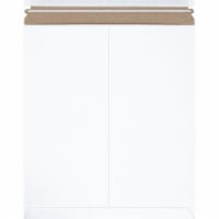 Stayflats Mailer Envelopes,Chipboard,White,PK100  RM4SS