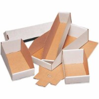 Box Partners BINBIN39 3 x 9 x 4.5 in. White Bin Boxes Case&#44; Pack of 50