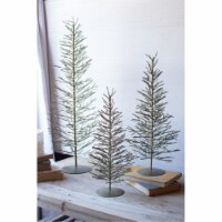 Set Of Three Wire Trees- Brass