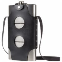 Maxam Three Flasks in One for a Fun Variety of Liquor Stainless Steel 3-24 Ounce Flasks