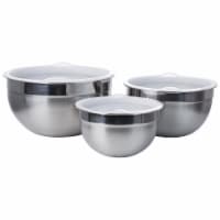 Fiesta Stainless Steel Mixing Bowl Set, 8 pc - Food 4 Less