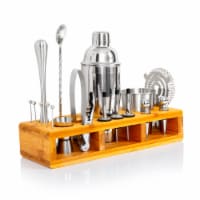 Maxam 24 Piece Stainless Steel Bar Mixer Set - 24 Piece Bar Set