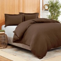 Premium Bamboo Duvet Cover, 1 Piece Set, Super Soft, Vibrant Colors, Fade Resistant, Zipper