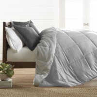 Bamboo Elegance Reversible Comforter - Premium Down Alternative Filling, Blended Cover, Soft,
