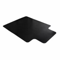 36  x 48  PVC Lipped Chair Mat in Black
