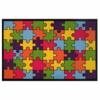 LA Rug- Fun Rugs FT-144 3958 Fun Time-New Jigsaw Puzzle Rug