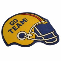 LA Rug FTS-010 3958 39 x 58 in. Fun Time Shape Go Team Helmet Area Rug, Multi Color