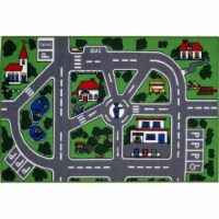 LA Rug FT-5019-96 3147 31 x 47 in. Fun Time Streets Area Rug, Multi Color