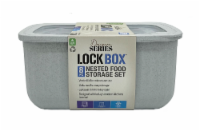 Lock Box™ 8 Piece Nested Food Storage Set Perspective: Main