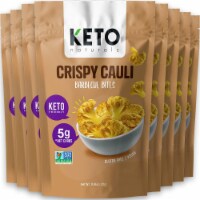 Cauliflower Chips Keto bites cauliflower vegetable bites BBQ (8 Packs) gluten free, vegan