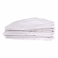 Sprogs White Standard Size Cot Sheets for 52” Daycare Cots (Pack of 12)