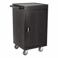 Structure Series 30-Bay Chromebook/Laptop/Tablet Assembled Charging Cart with Electric