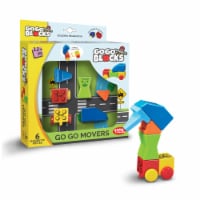 Toys by People® - Go Go Blocks™ - Go Go Movers 6 pc Magnetic Blocks
