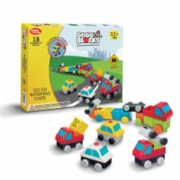 Toys by People® - Go Go Blocks™ - Go Go Working Cars 18 pc Magnetic Blocks