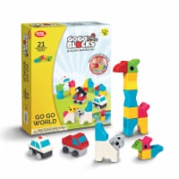 Toys by People® - Go Go Blocks™ - Go Go World 21 pc Magnetic Blocks