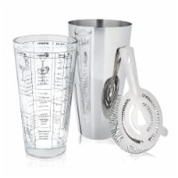 True Strainer Mixing Glass Shaking Tin Bar Set