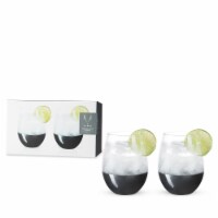 Gunmetal-Dipped Wine Tumblers by Viski