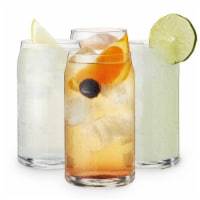 Beer Can Pint Glasses, Set of 4 by True