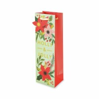 Holly & Jolly Single Bottle Wine Bag by Cakewalk