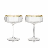Viski Meridian Coupe Glasses Perspective: Main