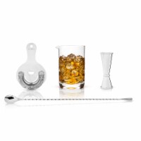 Viski 4-Piece Stainless Steel Mixologist Barware Set Perspective: Main