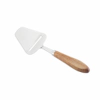 Twine 5989 Rustic Farmhouse Acacia Cheese Plane, Brown