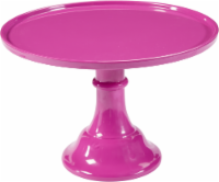 Cakewalk™ Burnside Melamine Cake Stand - Fuchsia