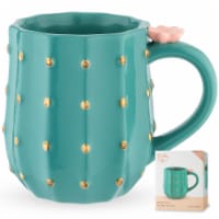 Pinky Up Cactus Mug, Green