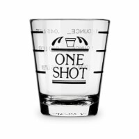 TRUE 0400 bulk Bullseye Measured Shot Glass, bulk