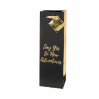 Say Yes To New Adventures Single-Bottle Wine Bag by Cakewalk
