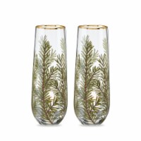 Woodland Stemless Champagne Flute Set by Twine®