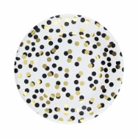 Cakewalk Celebration Paper Party Plates - Gold