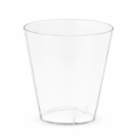 True 8177 2 oz True Party Plastic Shot Glasses, Clear - Set of 50
