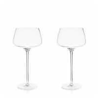 Viski Angled Crystal Amaro Spritz Glass Set Perspective: Main