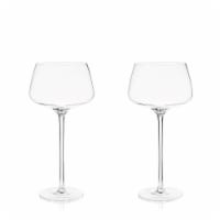 Viski Angled Crystal Amaro Spritz Glasses