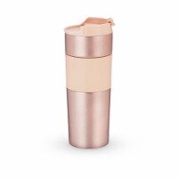 Pinky Up® Travel Tea Press Tumbler - Peyton™ Rose