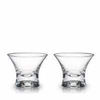 Crystal Manhattan Glasses by Viski® Perspective: Main