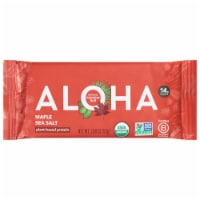 ALOHA Maple Sea Salt Plant Based Protein Bar Perspective: Main