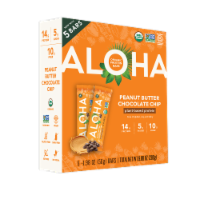 Aloha Peanut Butter Chocolate Chip Protein Bars Perspective: Main